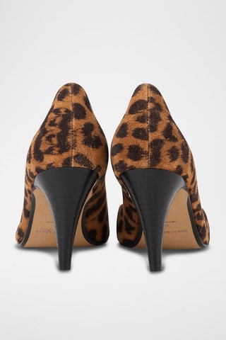 Escarpins en cuir Tyra - Noir et marron