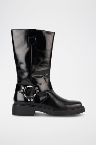 Bottes en cuir Talia - Noir