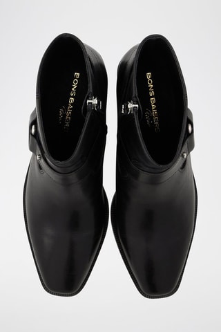 Bottines en cuir Luna - Noir