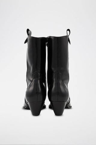 Bottines en cuir Harper - Noir