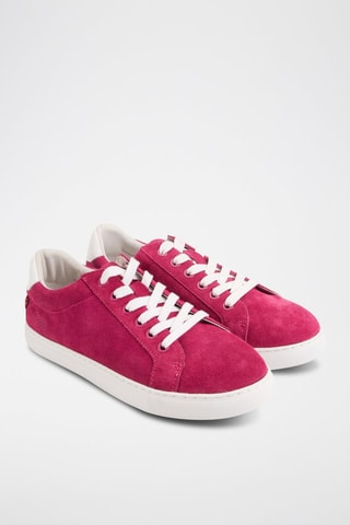 Sneakers en nubuck Simone - Fuchsia