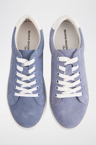 Sneakers en nubuck Simone - Lilas