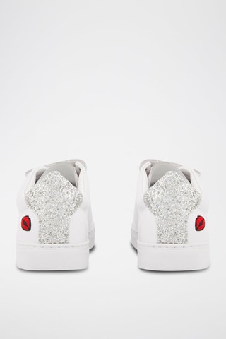 Sneakers en cuir Edith - Blanc