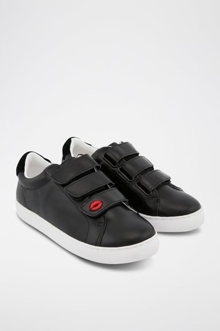 Sneakers en cuir Edith Legende - Noir