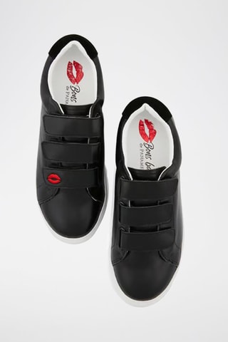 Sneakers en cuir Edith Legende - Noir