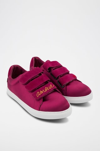 Sneakers Edith Satin Amour Fuchsia