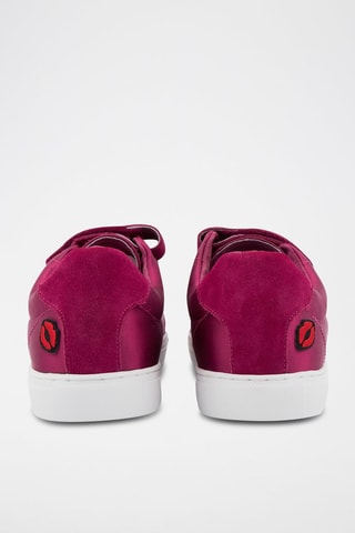 Sneakers Edith Satin Amour Fuchsia