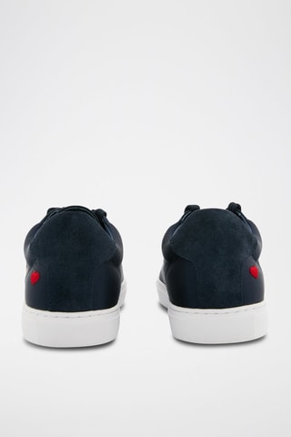 Sneakers Simone Satin Amour Bleu marine