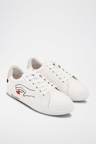 Sneakers en cuir Simone Artdesmaux - Blanc