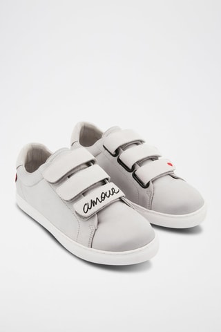 Sneakers Edith Satin Amour Gris