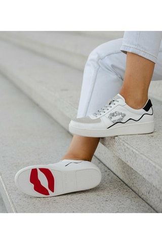 Sneakers en cuir Loulou - Blanc
