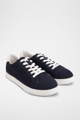 Sneakers en nubuck Simone - Bleu marine
