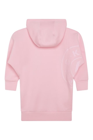 Robe sweat à capuche - Rose - Karl Lagerfeld