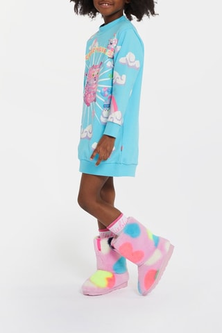 Robe sweat - Turquoise - Billieblush