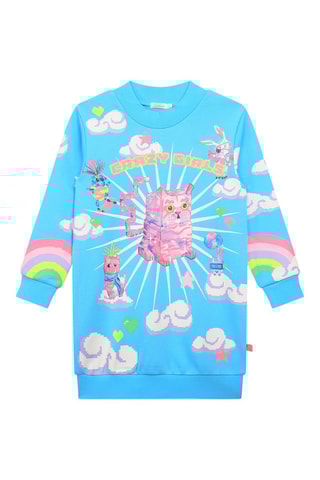 Robe sweat - Turquoise - Billieblush