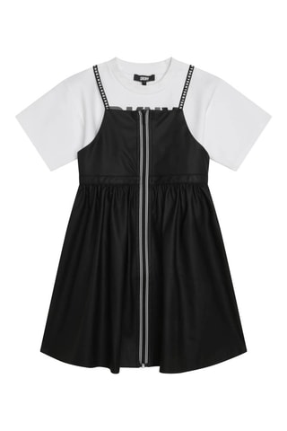 Robe 2-en-1 - Noir et blanc - DKNY