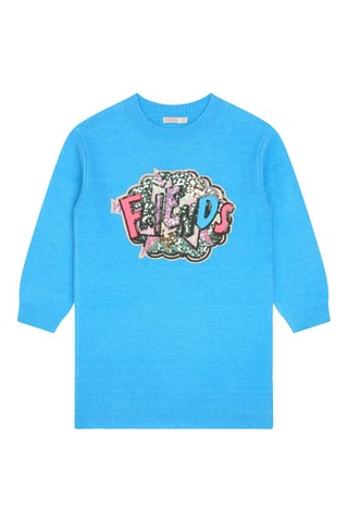 Robe pull - Turquoise - Billieblush