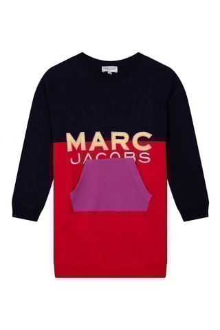 Robe - Bleu marine et rouge - Marc Jacobs