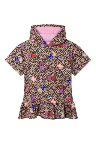 Robe à capuche - Beige et marron - Marc Jacobs