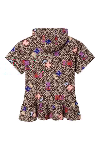 Robe à capuche - Beige et marron - Marc Jacobs