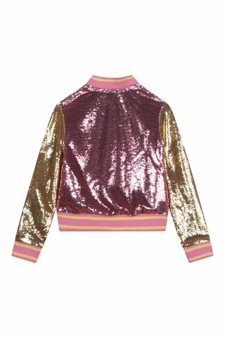 Blouson en sequins Rose bonbon et doré - Marc Jacobs