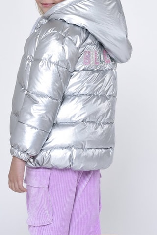 Doudoune à capuche Argenté - Billieblush