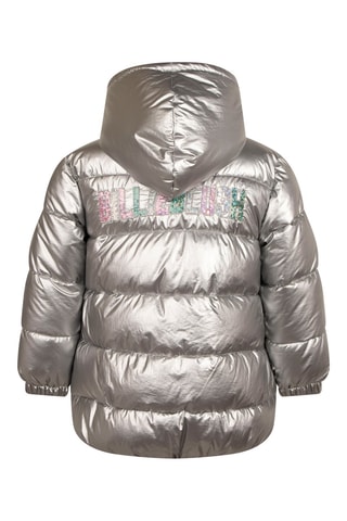 Doudoune à capuche Argenté - Billieblush