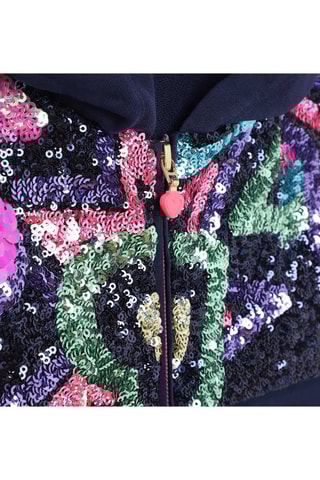 Sweat à capuche - Bleu marine - Billieblush