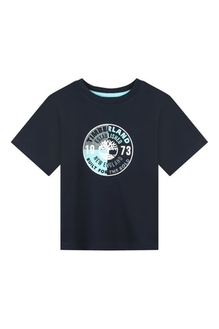 Biologisch Katoenen T-shirt - Blauw