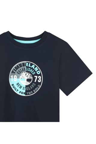 Biologisch Katoenen T-shirt - Blauw