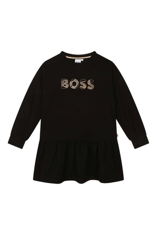 Sweaterjurk - Zwart  - Boss
