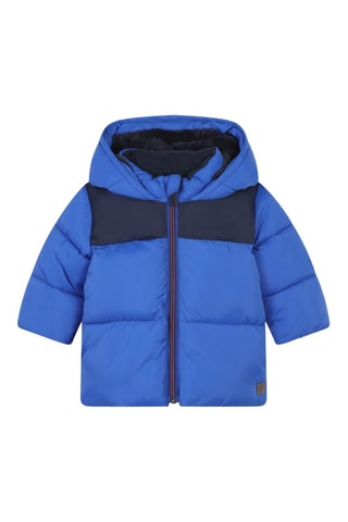 Gewatteerde Jas met Capuchon - Marineblauw - Carrément Beau