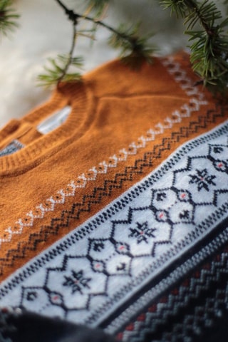 Biologisch Katoenen Trui - Oranje - Carrément Beau