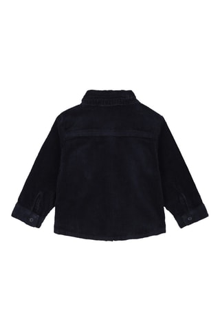 Velours Blouse - Marineblauw - Carrément Beau