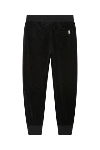 Velours Broek - Zwart  - Boss