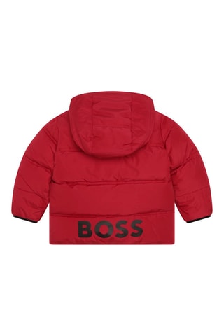 Gewatteerde Jas met Capuchon Rood - Hugo Boss - Boss