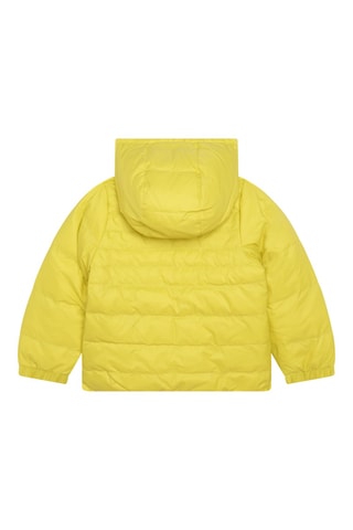 Gewatteerde Jas met Afneembare Capuchon Geel en Marineblauw - Hugo Boss - Boss