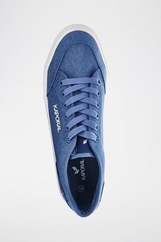 Ténis em algodão biológico e ganga Blovas - Azul-marinho