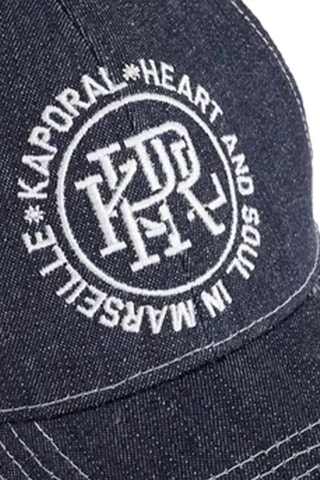 Boné Juba - Azul-marinho e branco