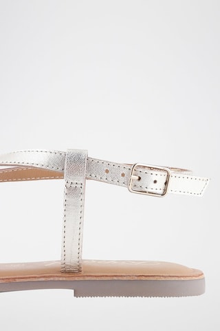 Sandálias em couro Carol - Dourado