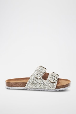 Mules Saturne - Prateado