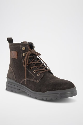 Botins em nobuck Guelim - Castanho-escuro