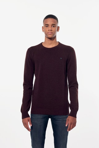 Camisola em lã de merino Arym - Bordô