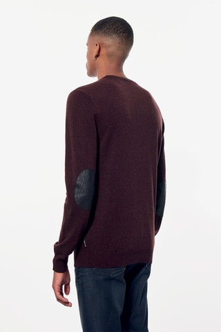 Camisola em lã de merino Arym - Bordô