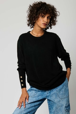 Camisola regular Marka - Preto