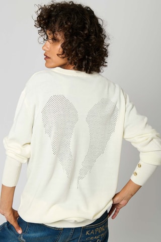 Camisola regular Marka - Branco