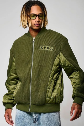 Casaco de malha Roar - Caqui