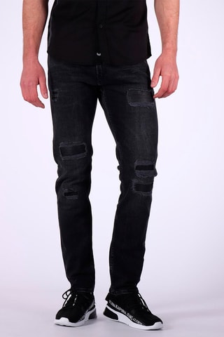 Calças de ganga slim Dary Preto