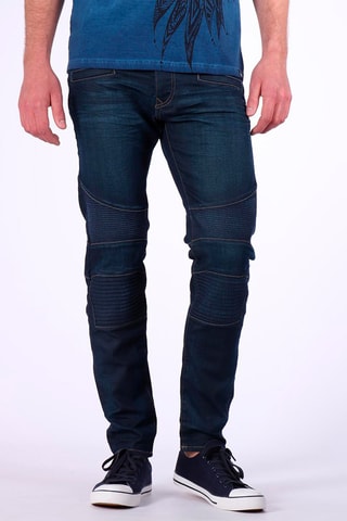 Calças de ganga slim Dega Azul-escuro