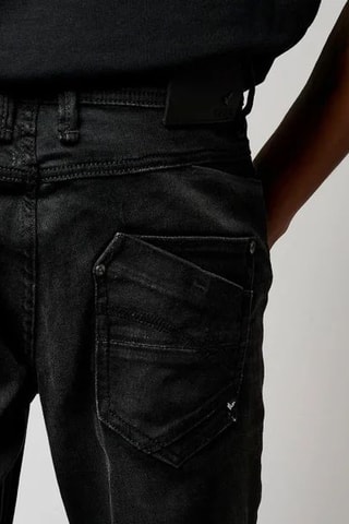 Calças de ganga direitas Drone - Preto